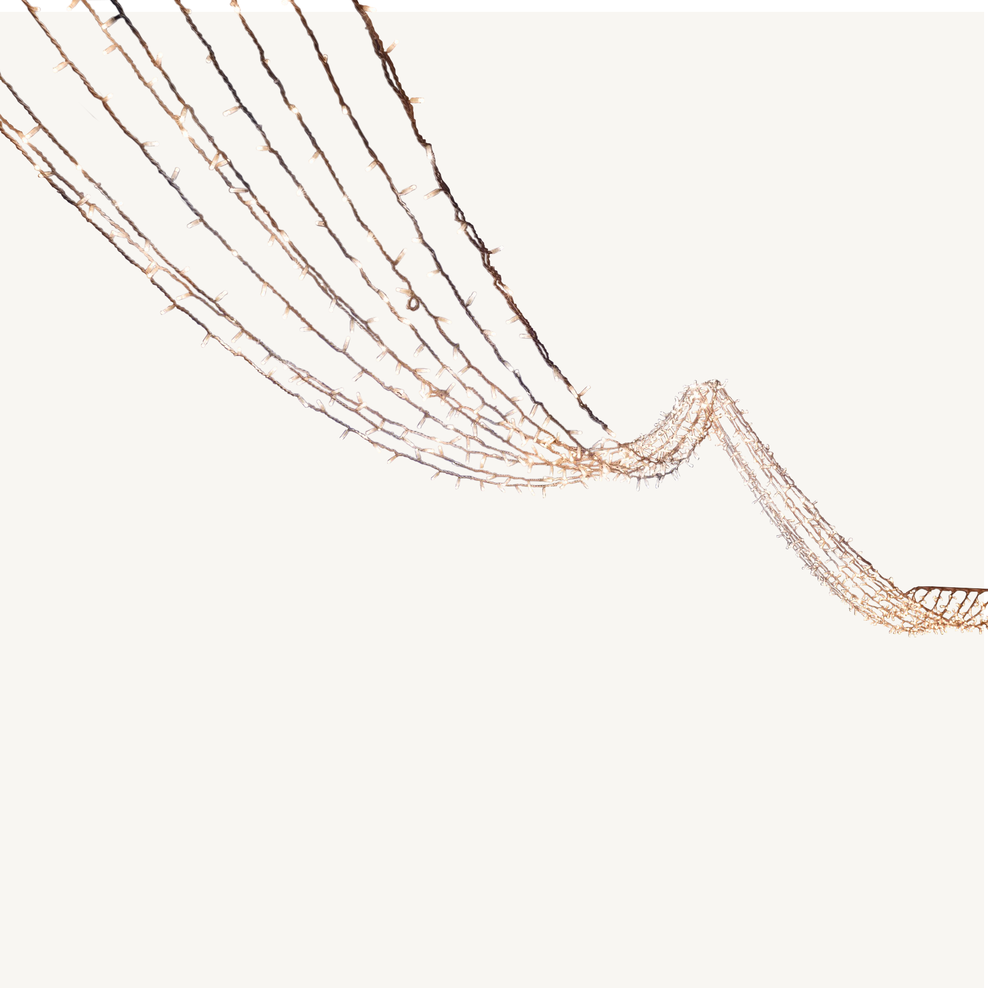 Voile lumineux fixe H10 x L1m - 230V